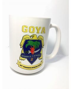 15 oz White Ceramic Coffee Mug