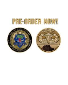 551 PARACHUTE INFANTRY BATTALION COMMEMORATIVE CHALLENGE COINS 80th Anniversary - Limited Edition